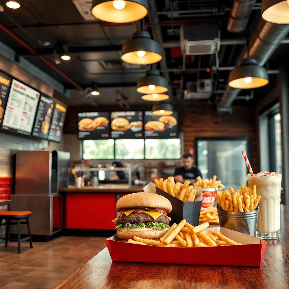 Vista previa de la plantilla de 'Comida Rápida'